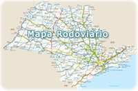 Mapa Rodoviário São Paulo